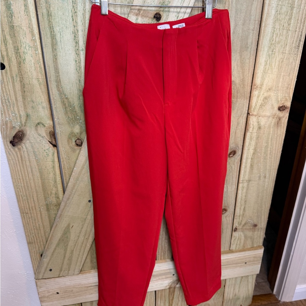 A New Day Bold Red Slacks